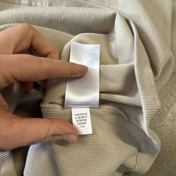 NWT Old Navy Womens Rib Knit MIDI Dress Ribbed Bodycon Chic Moto Modest Modern - Picture 10 of 13